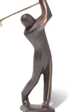 WELTKUNST Jutta Römhild: Skulptur »Golfer«, Bronze