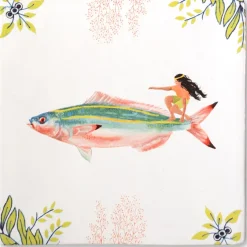 StoryTiles Keramikfliese »Auf den Wellen reiten«