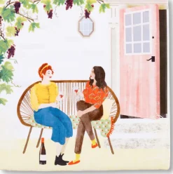 StoryTiles Keramikfliese »Zeit für Wein«