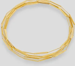 Franziska Rappold Kette »Streifen«, goldplattiert