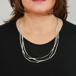 Franziska Rappold Kette »Streifen«, Silber