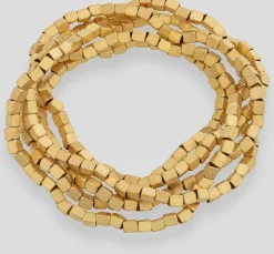 Franziska Rappold Kette »Würfel«, goldplattiert