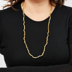 Franziska Rappold Kette »Würfel«, goldplattiert