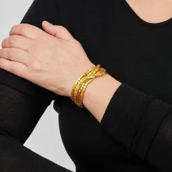 Franziska Rappold Kette »Würfel«, goldplattiert