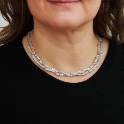 Franziska Rappold Kette »Würfel«, Silber