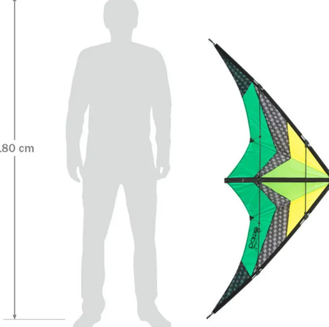 Kinder Invento Kinder-Lenkdrachen »Limbo II Emerald«