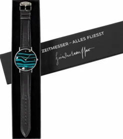 Ars mundi Künstler-Armbanduhr »Alles fließt« nach Hundertwasser