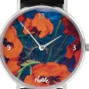 Ars mundi Künstler-Armbanduhr »Emil Nolde - Großer Mohn (Rot, Rot, Rot)«