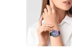 Ars mundi Künstler-Armbanduhr »Monet - Irisbeet in Monets Garten«