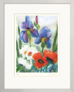 Ars mundi Kremkau, Christine: 4 Blumenbilder im Set