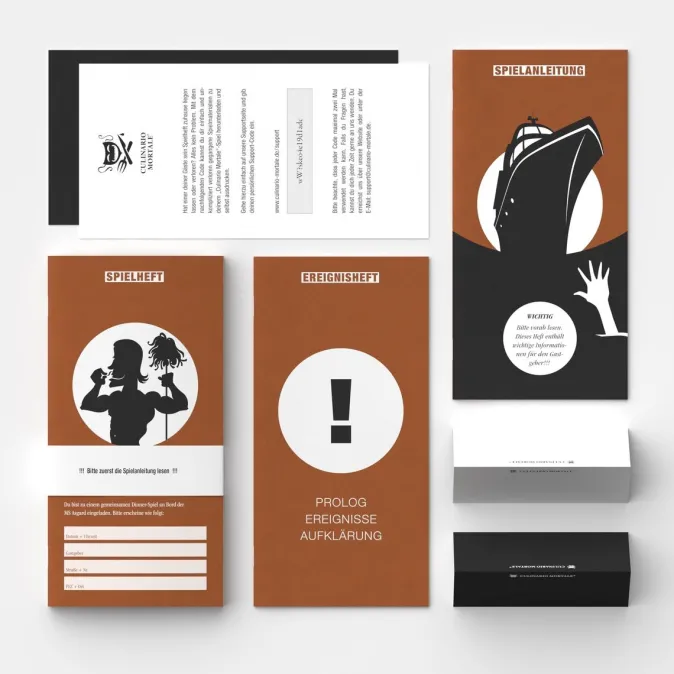 Kinder Culinario Mortale Krimi-Dinner Spiel »Mord über Bord«