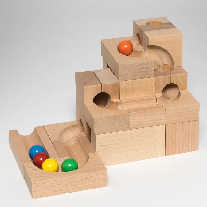 Kinder Kaden & Kaden Kugelbahn aus Holz