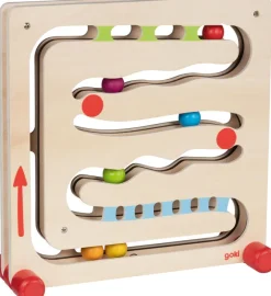 Kinder GOKI Kugelbahn mit Fingerfahrstuhl