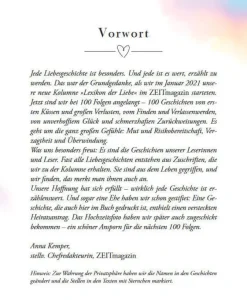 ZEITmagazin Liebesgeschichten »Lexikon der Liebe«