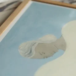 The Poster Club Lind, Sofia: »Hold You - Blue« mit Rahmen