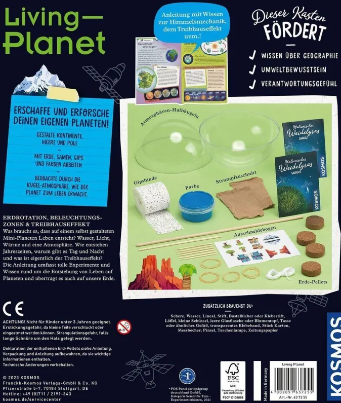 Kinder ZEIT Buchhandlung Living-Planet - Experimentierkasten