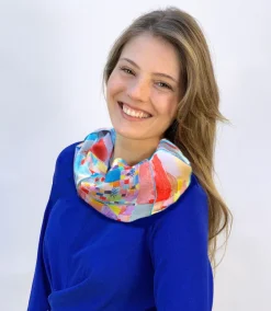 Ulrike Isensee DS Loopschal nach Paul Klees »Südliche Gärten«