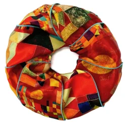 Ulrike Isensee DS Loopschal nach Paul Klees »Burg und Sonne«