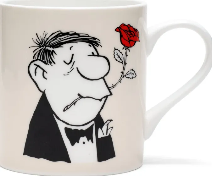 Ars mundi Loriot: 2 Becher mit Künstlermotiven »Rosenkavalier« & »Conférencier« im Set, Porzellan