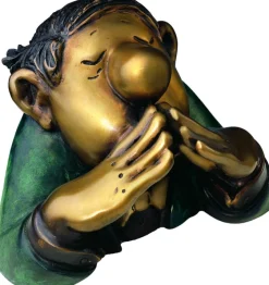 Ars mundi Loriot: Skulpturen »Die drei Charakterköpfe« in Bronze