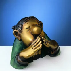 Ars mundi Loriot: Skulpturen »Die drei Charakterköpfe« in Bronze