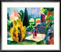 Ars mundi Macke, August: »Im Schlossgarten v. Oberhofen« 1914
