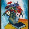 Ars mundi Macke, August: »Stillleben mit Anemonen und blauem Buch«, 1911