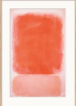 Ars mundi Mark Rothko: »Red and Pink on Pink«, 1953 Holz hell gerahmt