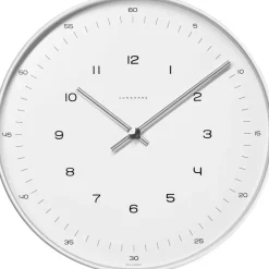 Junghans »Max Bill« Funk-Wanduhr mit Zahlen-Zifferblatt von