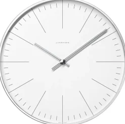 Junghans »Max Bill« Funk-Wanduhr mit Strich-Zifferblatt von