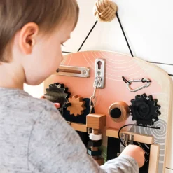 Kinder Small Foot Motorikbrett Schlösser und Rotation