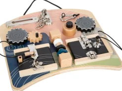 Kinder Small Foot Motorikbrett Schlösser und Rotation