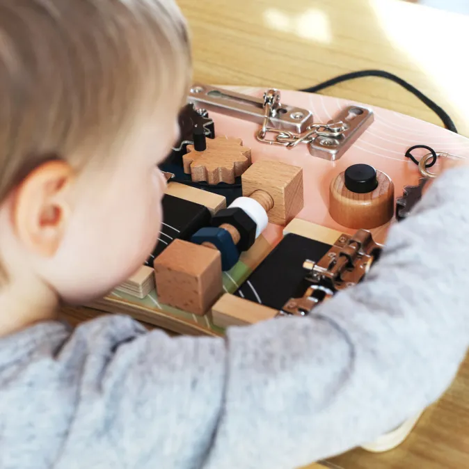 Kinder Small Foot Motorikbrett Schlösser und Rotation