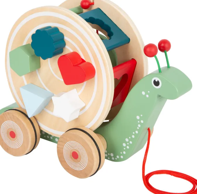 Kinder Small Foot Nachzieh-Stecktier »Schnecke«