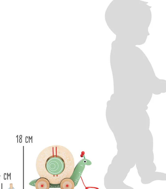 Kinder Small Foot Nachzieh-Stecktier »Schnecke«