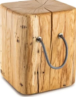 Blockmanufaktur Niedriger Eichen-Beistelltisch