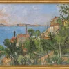 Ars mundi Paul Cézanne: Bild »Das Meer bei L´Estaque« (1876), gerahmt