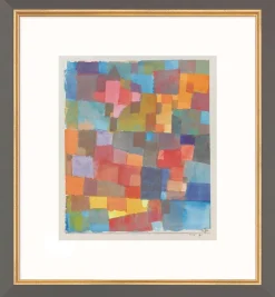 Ars mundi Paul Klee: Bild »Raumarchitekturen (auf Kalt-Warm)«, 1915