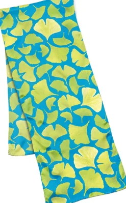 Ars mundi Petra Waszak: Seidenschal »Ginkgo«