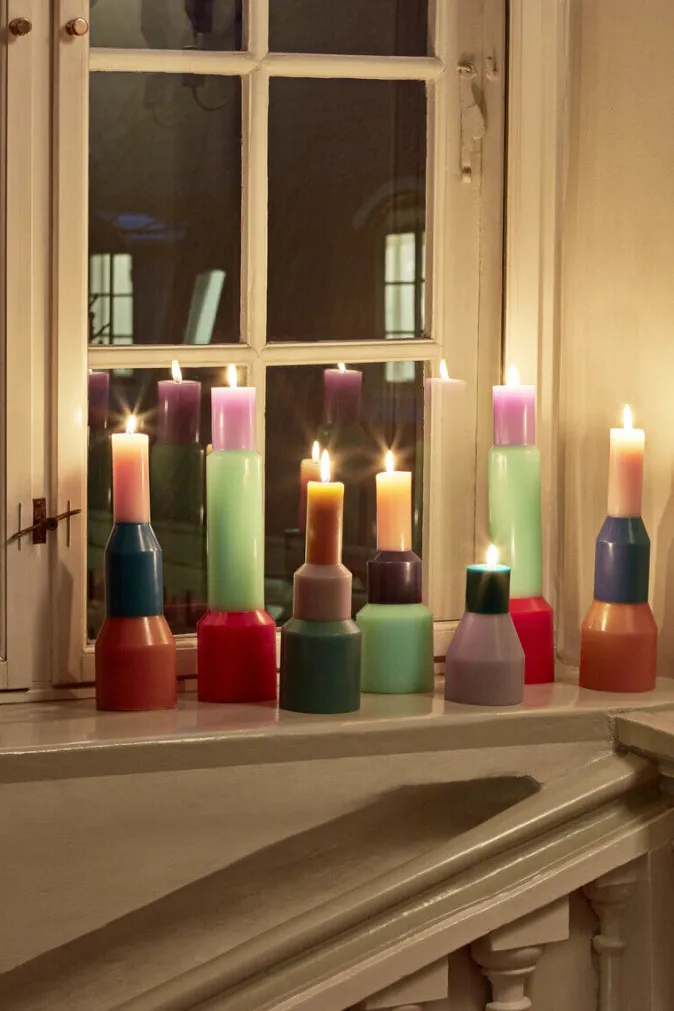 Hay Pillar Kerze aus 100% Paraffin