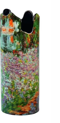 Ars mundi Porzellanvase »Irisbeet in Monets Garten«, nach Claude Monet