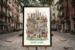 Martin Schwartz Poster »Barcelona«