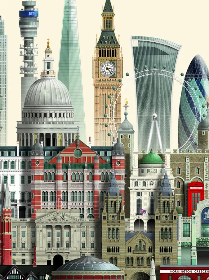 Martin Schwartz Poster »London«