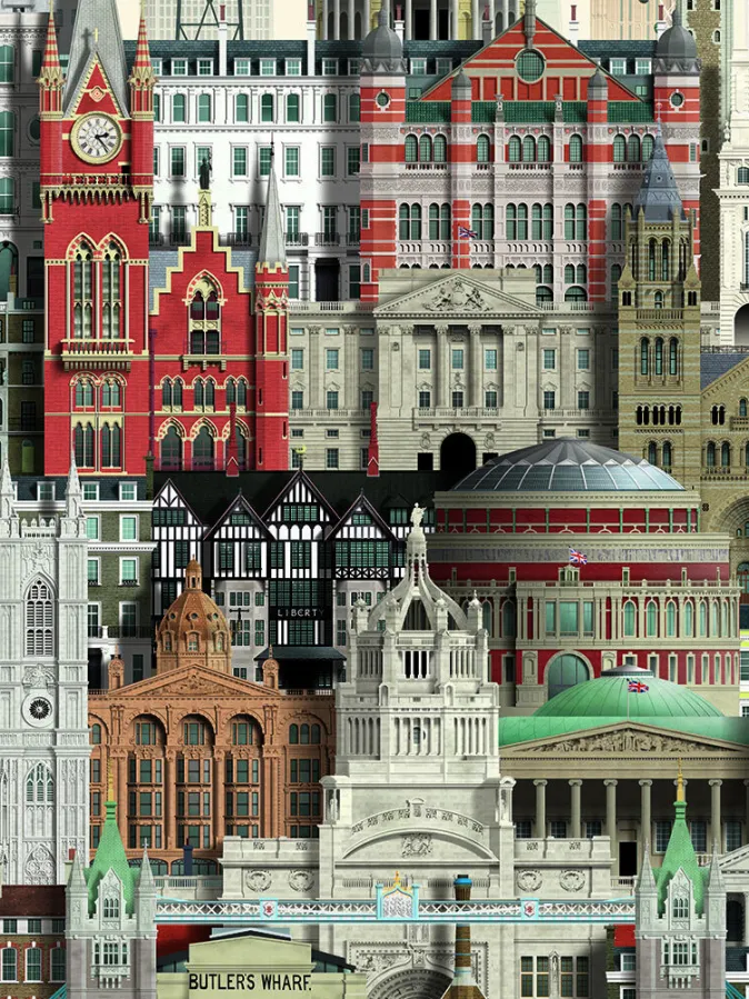 Martin Schwartz Poster »London«