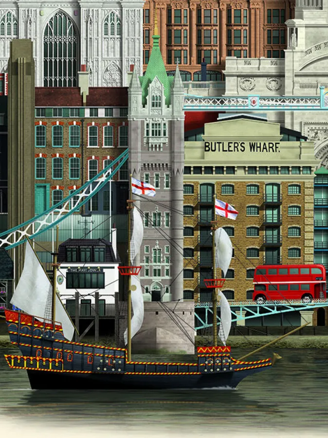 Martin Schwartz Poster »London«