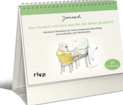 ZEITmagazin Postkartenaufsteller »Herr Janosch, wie wird man bei der Arbeit glücklich?«