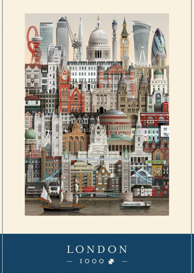 Kinder Martin Schwartz Puzzle 1000 Teile »London«