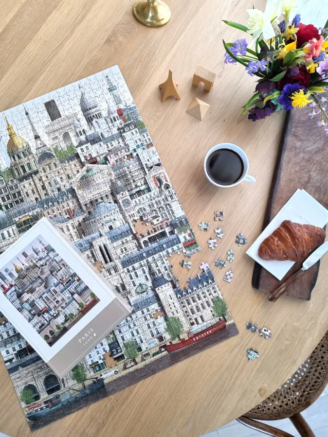 Kinder Martin Schwartz Puzzle 1000 Teile »Paris«