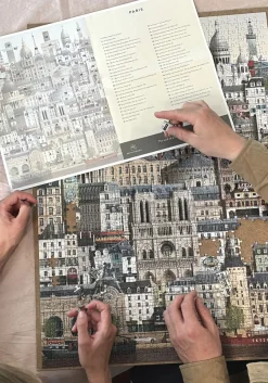 Kinder Martin Schwartz Puzzle 1000 Teile »Paris«
