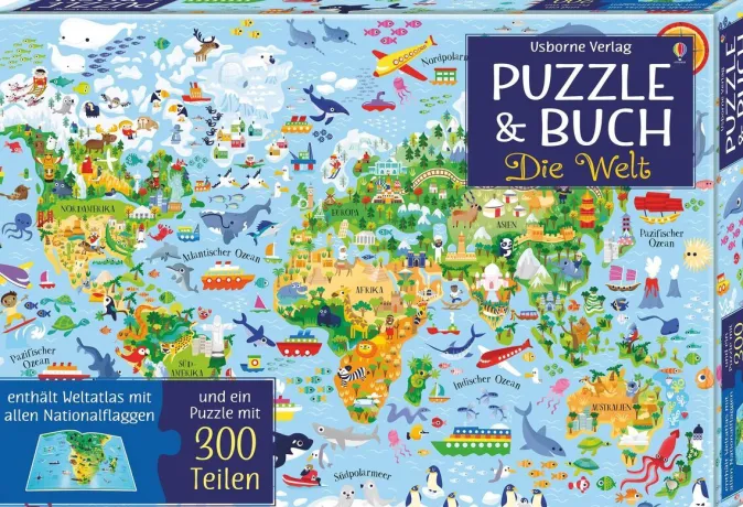 Kinder ZEIT Buchhandlung Puzzle & Buch: Die Welt